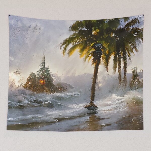 Item preview, Tropical storm ocean raging  designed and sold by fizzribbit.