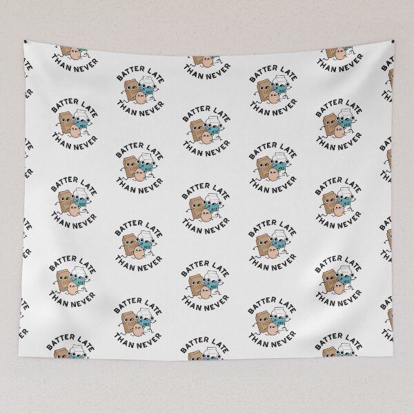 Item preview, Batter Late Than Never Funny Baking Puns  designed and sold by punnybone.