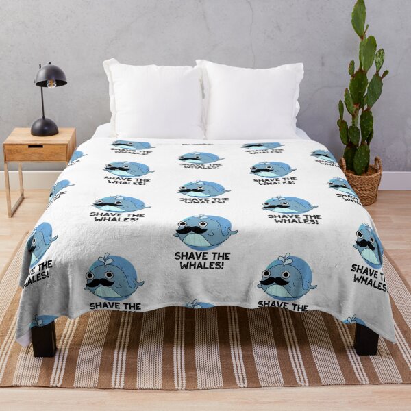 Item preview, Shave The Whales Funny Animal Puns  designed and sold by punnybone.