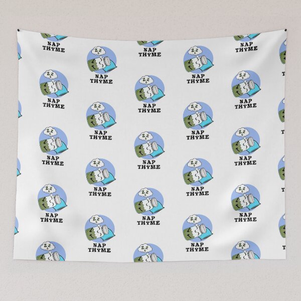 Item preview, Nap Thyme Sleeping Funny Herb Puns  designed and sold by punnybone.