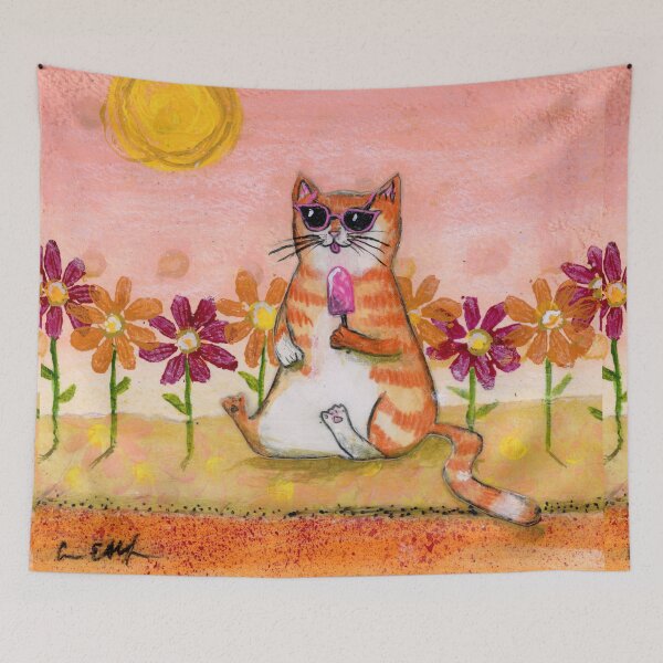 Item preview, Summer Cat designed and sold by chromaddict.