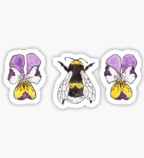 Honey, I'm a Pansy Sticker