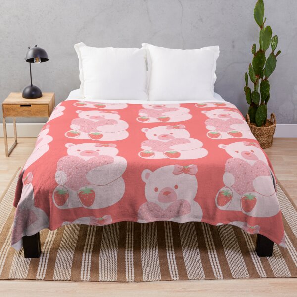 Item preview, Pink Strawberry Teddy Bear designed and sold by Pink Ribbon.
