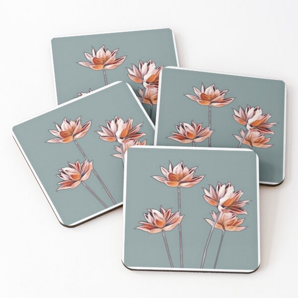 Item preview, Copper colored flowers designed and sold by RetroPalmTree.