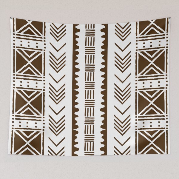 Item preview, African White Mud Cloth Design designed and sold by funkyvibes.