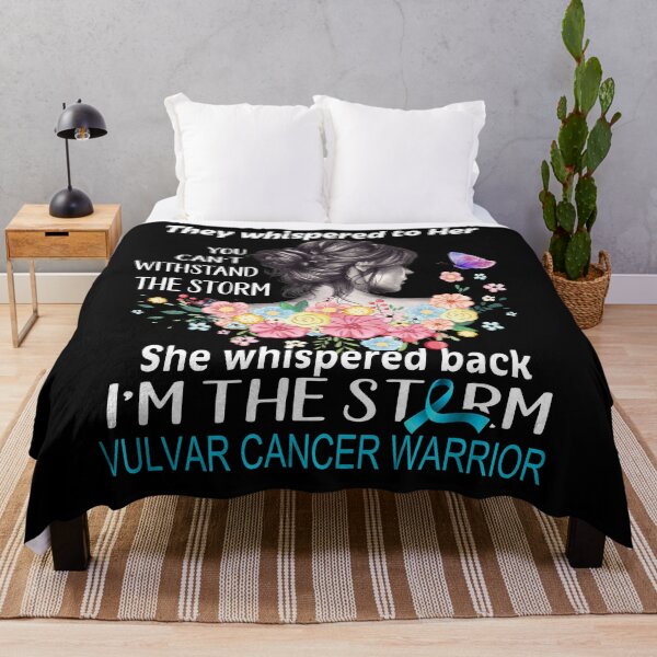 Item preview, Vulvar Cancer Warrior I'm The Storm Vulvar Cancer Awareness designed and sold by Hatjar.