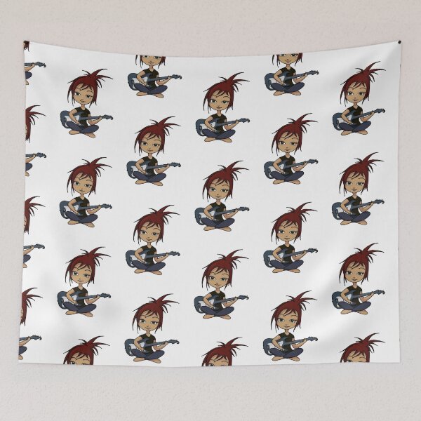 Item preview, Guitar Chick (version 2) designed and sold by Leah McNeir.