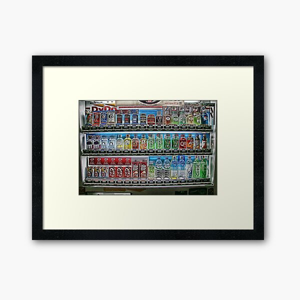 Tokyo Vending Machine Framed Art Print