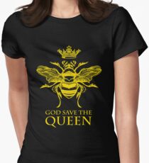 God Save the Queen 'Bee' Women's Fitted T-Shirt