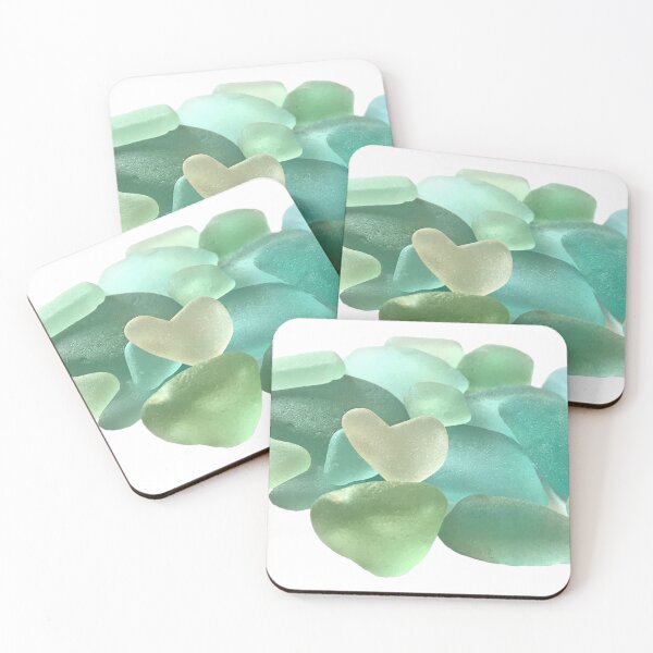 Item preview, Heart Aqua Seaglass  designed and sold by LeslieMac713.