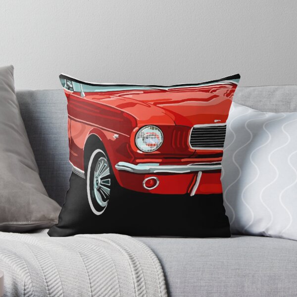 Dogs Driving Otis in Vintage Cars Throw Pillows 