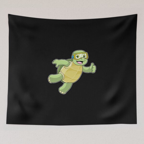 Item preview, Swimming T-Shirtturtle At Swimming With Swimming Goggles Classic T-Shirt designed and sold by brittaapriliy.