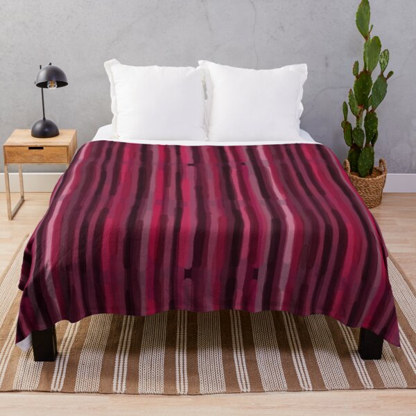 Item preview, Raspberry stripes  designed and sold by ColoursOfFrance.