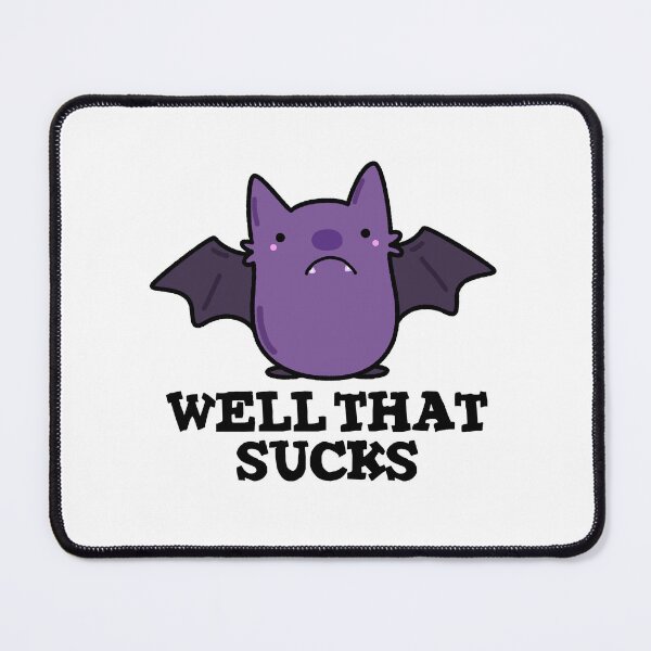 Item preview, Well That Sucks Funny Baby Bat Puns  designed and sold by punnybone.