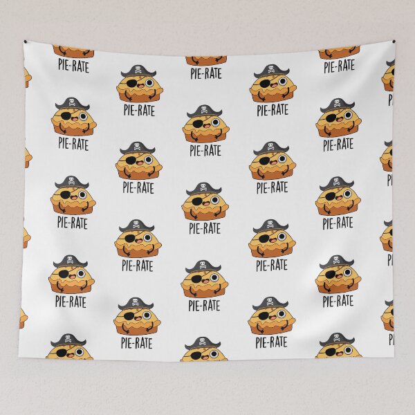 Item preview, Pie-rate Pirate Funny Pie Puns  designed and sold by punnybone.