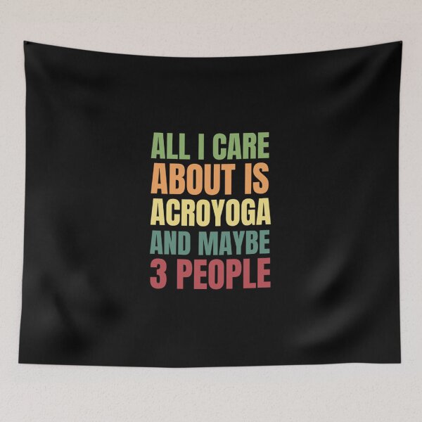 Item preview, All I Care About is Acroyoga and Maybe 3 People designed and sold by ValentAngela.