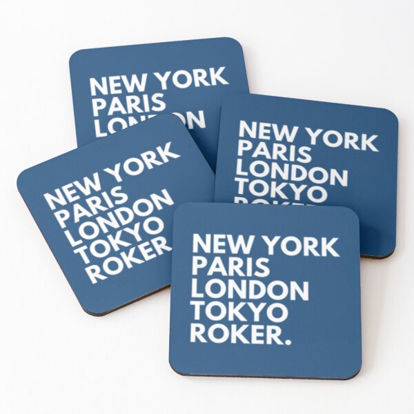 Item preview, New York Paris London Tokyo Sunderland           designed and sold by LittleSwanCraft.