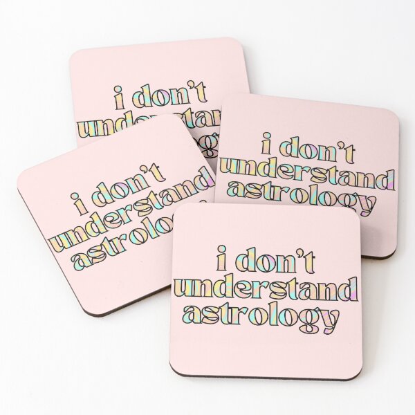 Item preview, I Don't Understand Astrology Pastel Tie Dye designed and sold by Pink Ribbon.