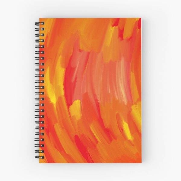 Item preview, Sunrise Sunset Flames Fire Vibrant Bright Colorful Warm Tones Oil Paint Contemporary Wall Decor designed and sold by hopecope.