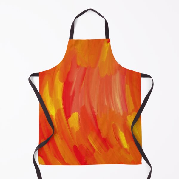 Item preview, Sunrise Sunset Flames Fire Vibrant Bright Colorful Warm Tones Oil Paint Contemporary Wall Decor designed and sold by hopecope.