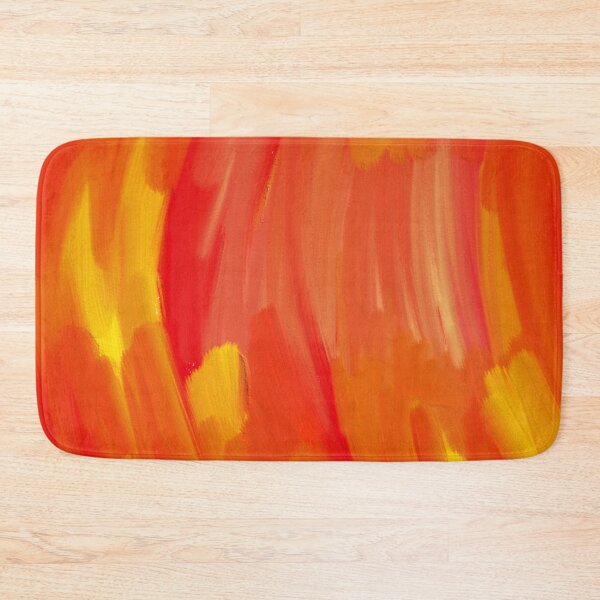 Item preview, Sunrise Sunset Flames Fire Vibrant Bright Colorful Warm Tones Oil Paint Contemporary Wall Decor designed and sold by hopecope.