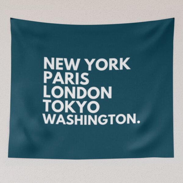 Item preview, New York Paris London Tokyo Sunderland         designed and sold by LittleSwanCraft.