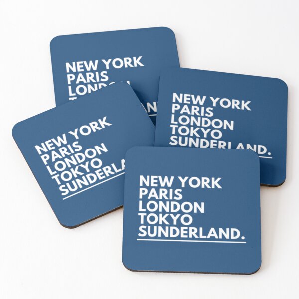 Item preview, New York Paris London Tokyo Sunderland        designed and sold by LittleSwanCraft.