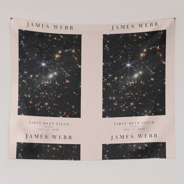 Item preview, James Webb Space Telescope JWST First Image MINIMALIST POSTER designed and sold by cottagecorococo.