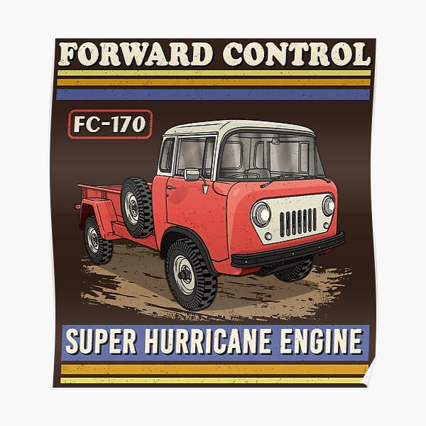 "Forward Control Pickup Truck FC170 " Poster for Sale by Joshirosung