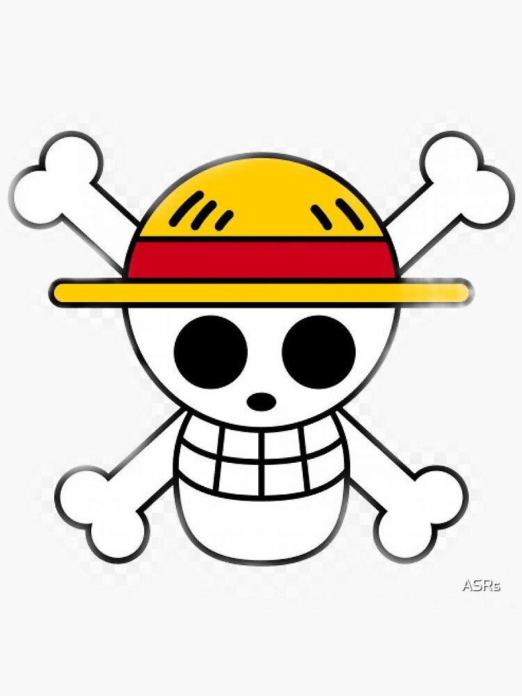 anime stekars one piece pirates Sticker for Sale by ASRs