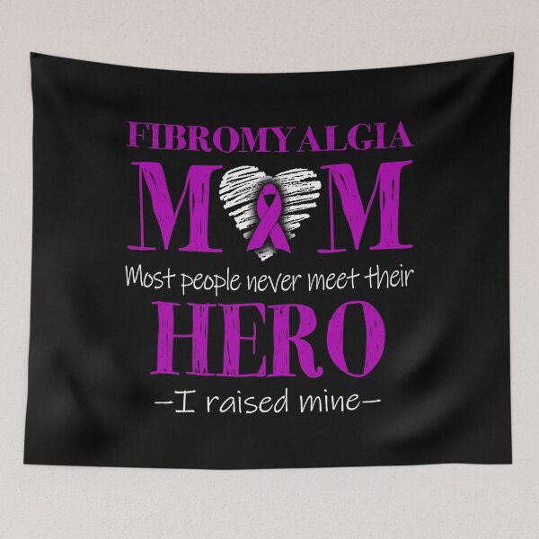 Item preview, Proud Fibromyalgia Mom HERO I Raised Mine designed and sold by Mnrshirley.