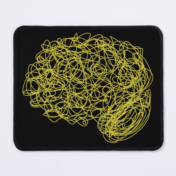 Item preview, Yellow Brain Psych Psychology Cerebral Cortex Cortical Therapist Psychologist designed and sold by hopecope.