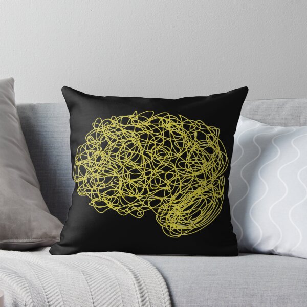 Item preview, Yellow Brain Psych Psychology Cerebral Cortex Cortical Therapist Psychologist designed and sold by hopecope.