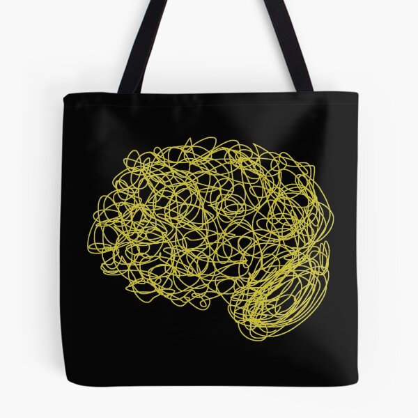 Item preview, Yellow Brain Psych Psychology Cerebral Cortex Cortical Therapist Psychologist designed and sold by hopecope.