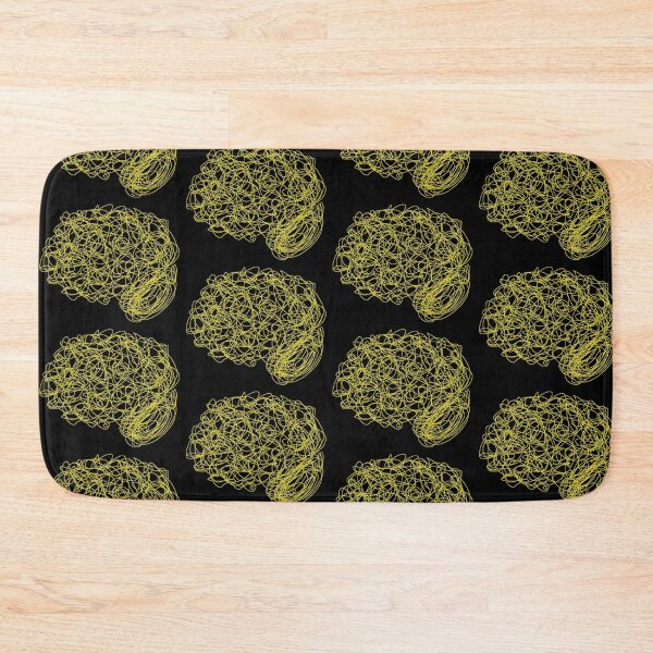 Item preview, Yellow Brain Psych Psychology Cerebral Cortex Cortical Therapist Psychologist designed and sold by hopecope.