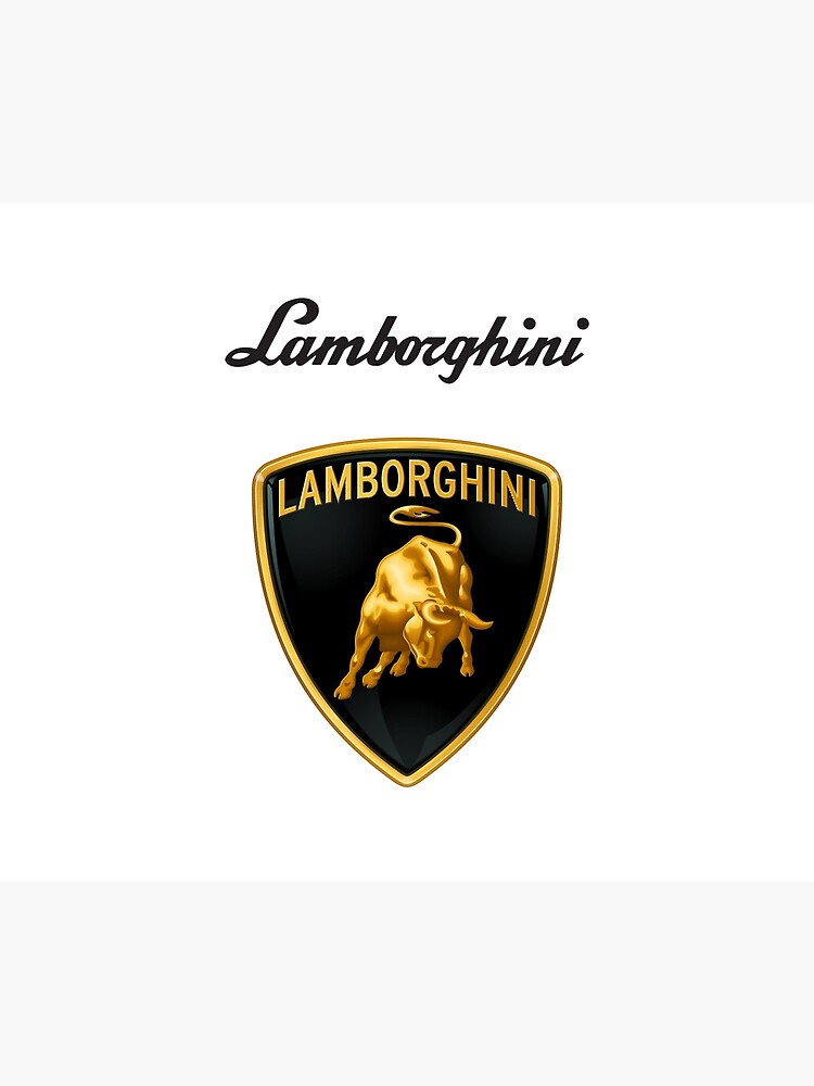 "black logos lambo" Poster for Sale by cahyaurniawan | Redbubble