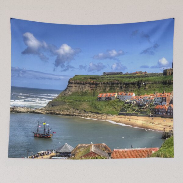 Item preview, The Endeavour in Whitby Harbour designed and sold by tomg.