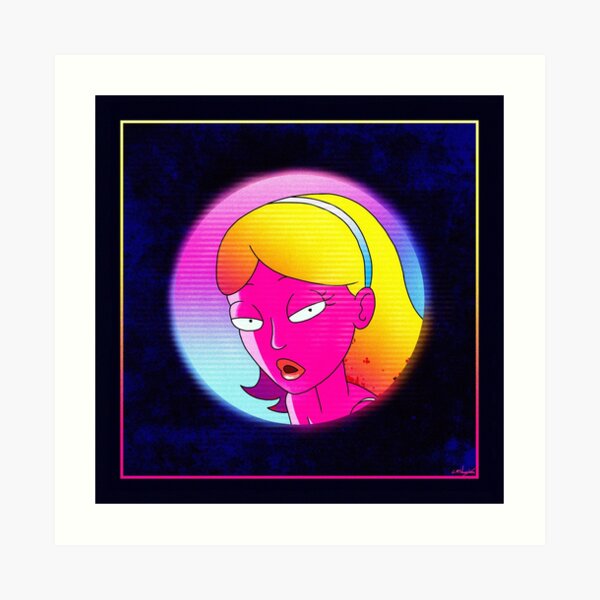 Jessica Nitro Art Print