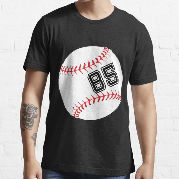 Baseball Player Jersey No 85 Back Number 85 Ball Sport Sticker T