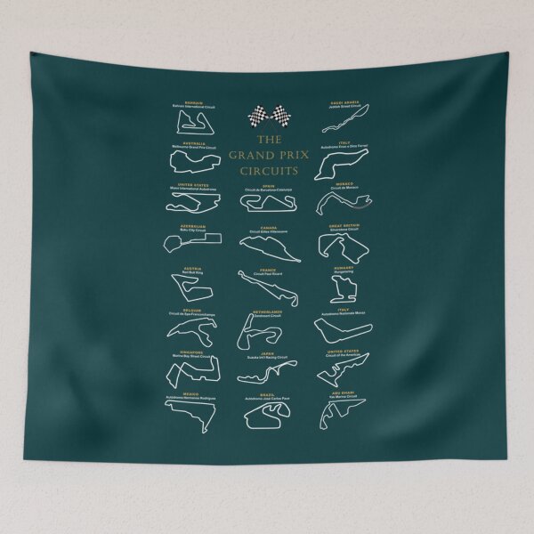 Item preview, The Grand Prix Circuits     designed and sold by PhelanBryant.