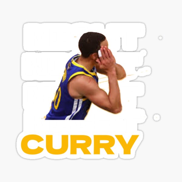 Steph Curry Night Night Golden State Warriors Sticker 