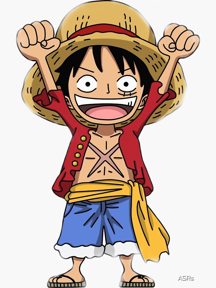 anime stekars one piece pirates Sticker for Sale by ASRs