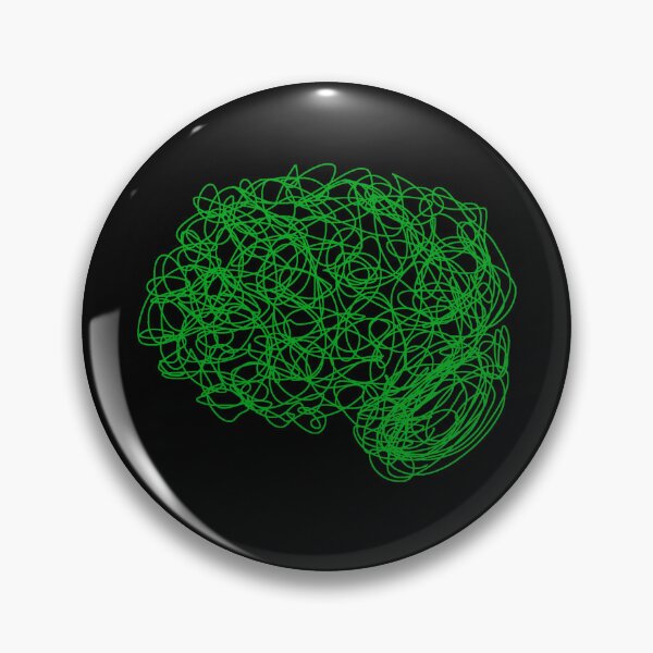 Item preview, Green Brain Psych Psychology Cerebral Cortex Cortical Neuro Neuroscience  designed and sold by hopecope.