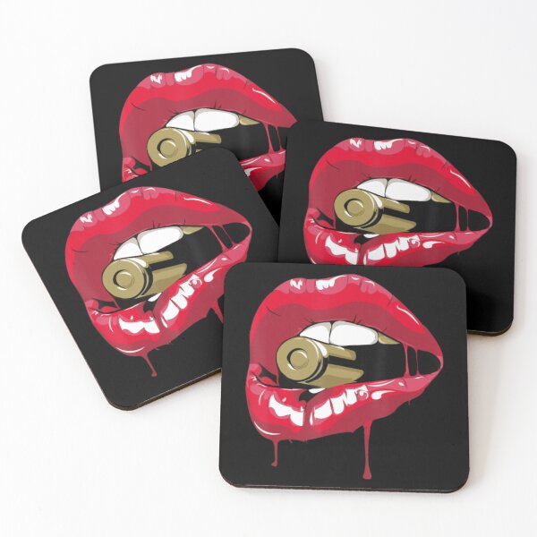 Item preview, Red Lips Bullet Biting designed and sold by bbybu.
