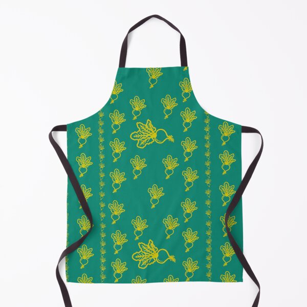 Item preview, Turquois Linen with Yellow Beets designed and sold by LawsonFabrics.