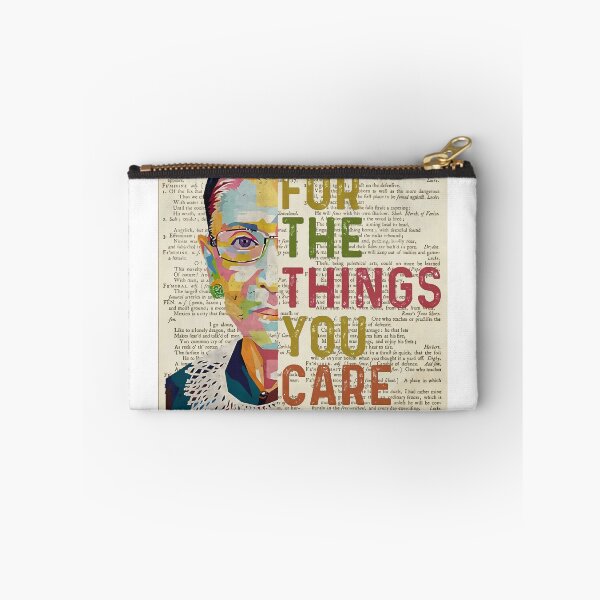 Item preview, WETER Ruth Bader Ginsburg Poster, Notorious R.B.G Quotes Prints, Women Power Feminism Wall Art Home Decor (1.5 Fight for the Things You Care About) designed and sold by kieuthanh623.