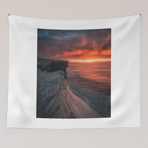 Item preview, Gray Cliff Beside Ocean designed and sold by HypatiaMark.