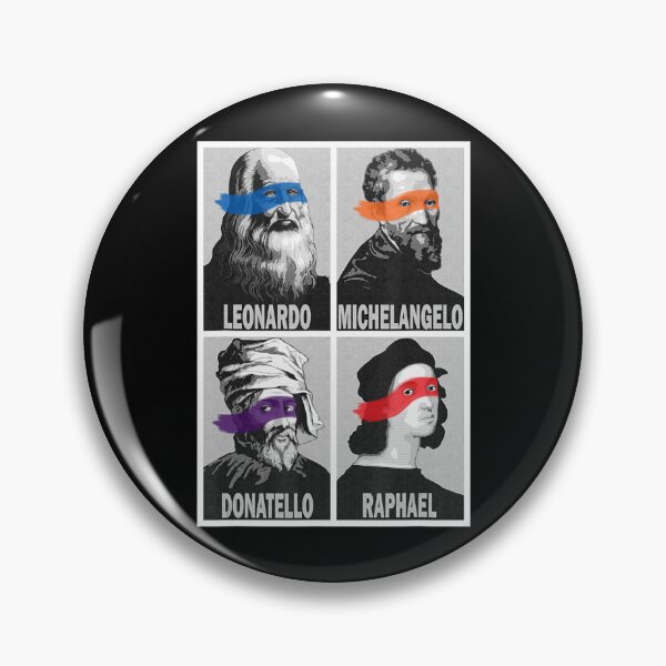 Item preview, Renaissance Ninja Artists Poster Style Pop Art designed and sold by bbybu.