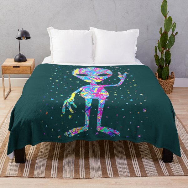 Item preview, Retro 1970S Alien Peace designed and sold by bbybu.