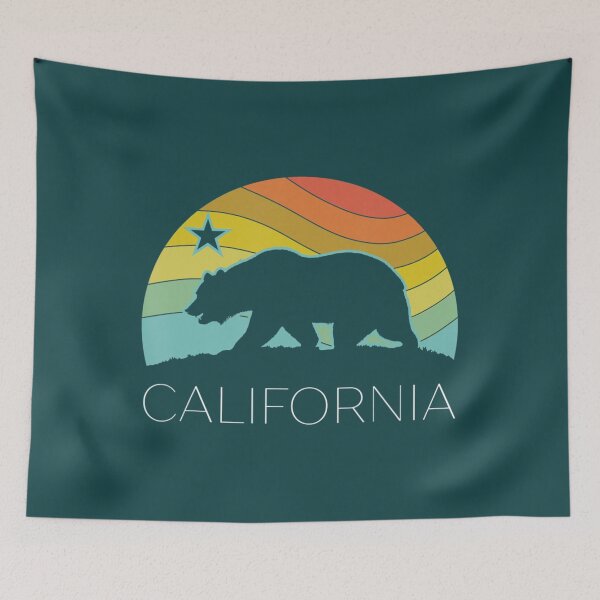 Item preview, Retro California Bear Vintage Beach Cali Pride Surf 70S 80S designed and sold by bbybu.